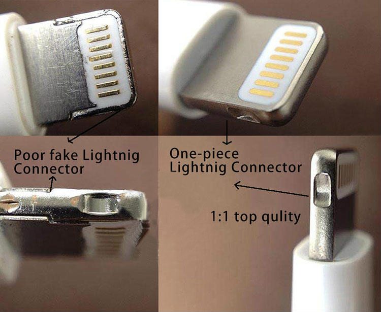 Cara Bedakan Kabel Charger iPhone Asli dan Palsu Cara Bedakan Kabel Charger iPhone Asli dan Palsu
