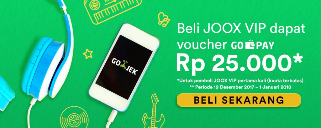 Go-Jek Tawarkan Tumpangan Gratis Bagi Pemakai Joox
