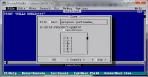 Pengertian Qbasic dan Cara Menjalankannya