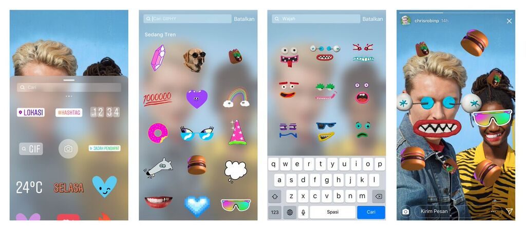 Kian Seru, Instagram Sisipkan Stiker GIF di Fitur Stories