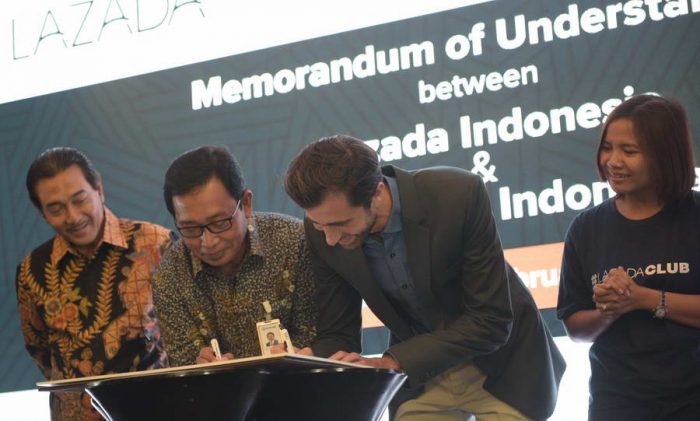 Lazada Gandeng BRI Bantu Kembangkan UMKM Lokal