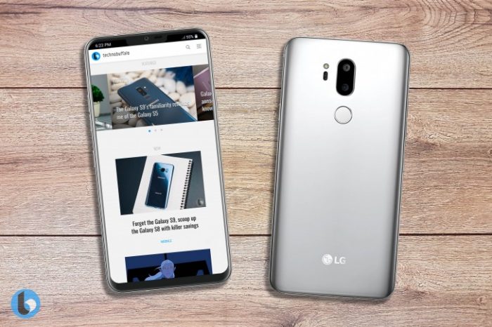 mirip iphone x lg g7 usung desain poni dan kamera ganda Mirip iPhone X, LG G7 Usung Desain “Poni” dan Kamera Ganda