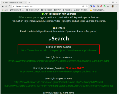 Contoh Memakai API Dan Fetch di dalam Web Sederhana