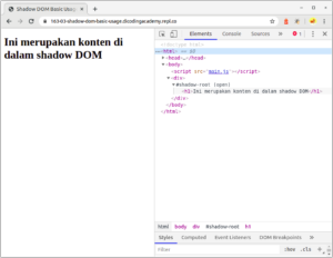 Apa Itu Shadow DOM?