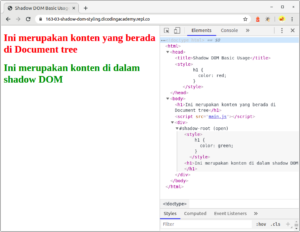 Apa Itu Shadow DOM?