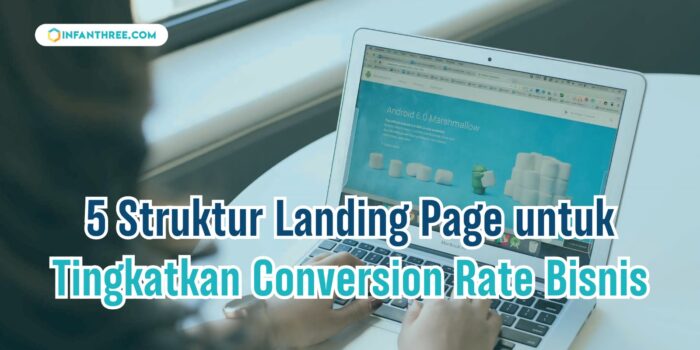 struktur landing page