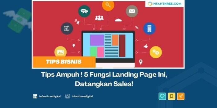 fungsi landing page datangkan sales